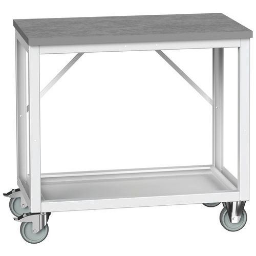 Mobilne stoły warsztatowe Bott Verso Frame, linoleum/sklejka