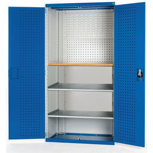 Szafki warsztatowe z szufladami Bott Cubio 160, multiplex, wys. 200 cm