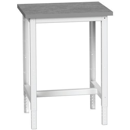 Stoły warsztatowe Bott Verso, szerokość 70 cm, regulacja wysokości, multipleks/linoleum Stoły warsztatowe Bott Verso, szerokość 70 cm, regulacja wysokości, multipleks/linoleum