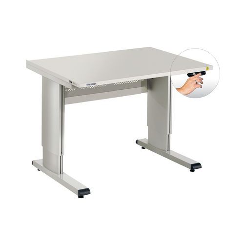 Stół warsztatowy montażowy Treston WB815 EL z napędem elektronicznym, 70–110 × 150 × 80 cm