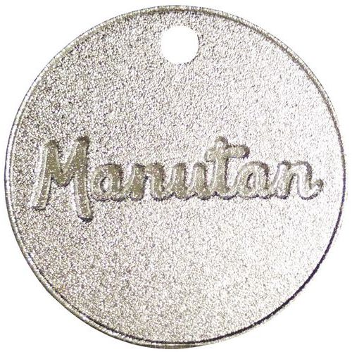 Aluminiowe żetony Manutan Expert, numerowane 001 – 300