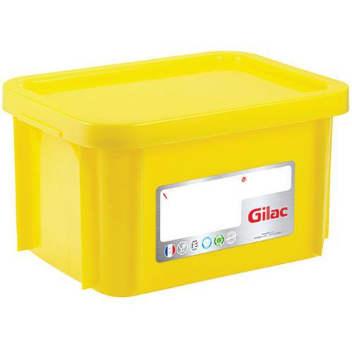 Pojemniki Gilac do sztaplowania z pokrywą, HACCP, 12 - 55 l