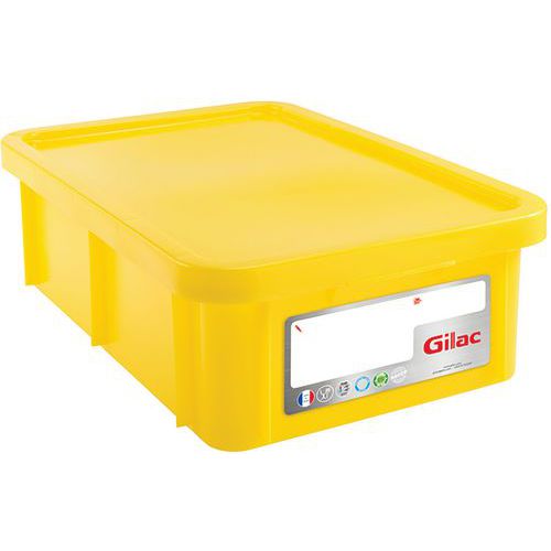 Pojemniki Gilac do sztaplowania z pokrywą, HACCP, 12 - 55 l