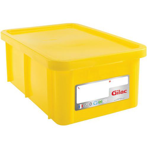 Pojemniki Gilac do sztaplowania z pokrywą, HACCP, 12 - 55 l