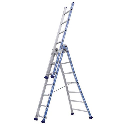 Aluminiowe drabiny wysuwane Platinum 300 Pro Tubesca-Comabi