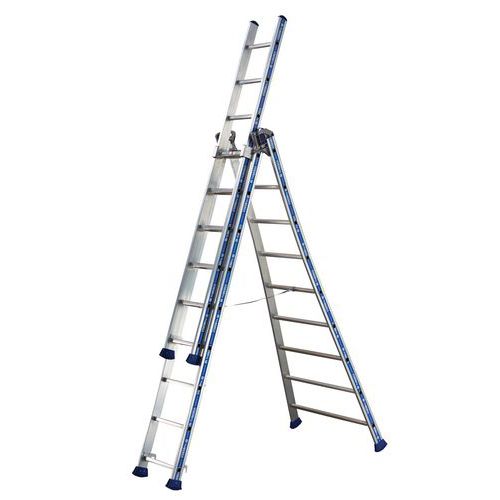 Aluminiowe drabiny wysuwane Platinum 300 Pro Tubesca-Comabi