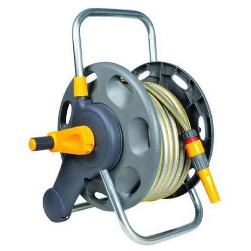 2 w 1 przenośny lub montowany na ścianie bęben na wąż ogrodowy – Hozelock, z wężem 12,5 mm x 25 m
