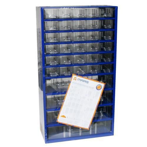Metalowy organizer, 37 szufladek Metalowy organizer, 37 szufladek