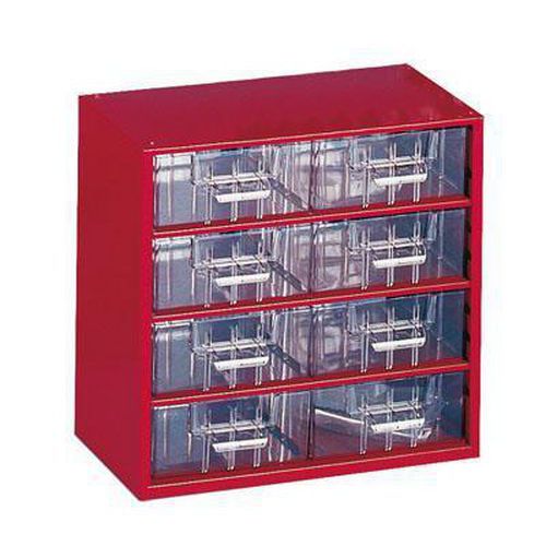 Metalowy organizer, 8 szufladek Metalowy organizer, 8 szufladek