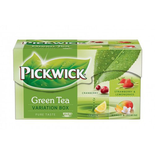 Herbata Pickwick, zielona z owocami, różne smaki