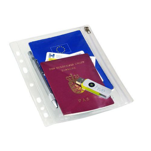 Teczki plastikowe na dokumenty zamek błyskawiczny, 10 szt. Teczki plastikowe na dokumenty zamek błyskawiczny, 10 szt.