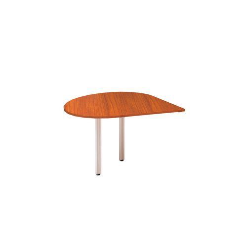 Dostawki do stołu Alfa 100, 120 x 120 x 73,5 cm, kropla, wersja prawa