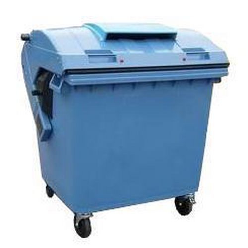 Plastikowe kontenery zewnętrzne na odpady segregowane, pojemność 1 100 l