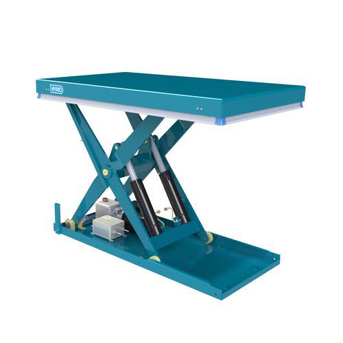Hydrauliczny stół podnośnikowy, do 2000 kg, blat 135 x 80 cm, 200 – 1000 mm