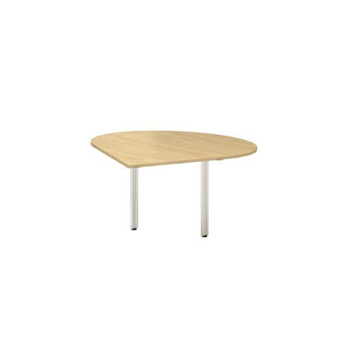 Dostawki do stołu Alfa 100, 120 x 120 x 73,5 cm, kropla, wersja prawa