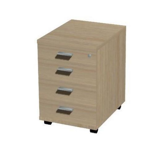 Kontenery mobilne Set, 63 x 43 x 54 cm, 4 szuflady Kontenery mobilne Set, 63 x 43 x 54 cm, 4 szuflady
