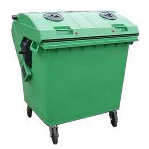 Plastikowe kontenery zewnętrzne na odpady segregowane, pojemność 1 100 l