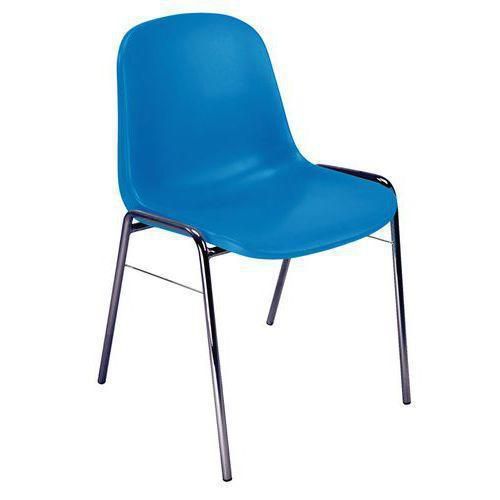 Plastikowe krzesło do jadalni Manutan Expert Chaise