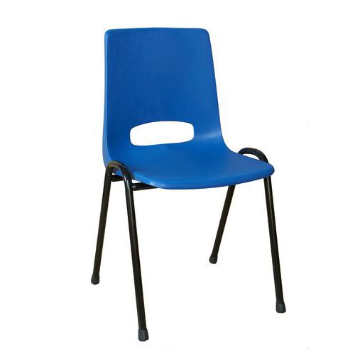Plastikowe krzesła do jadalni Pavlina Black