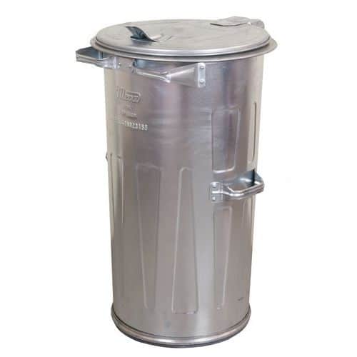 Metalowy pojemnik na odpady zewnętrzny, pojemność 110 l