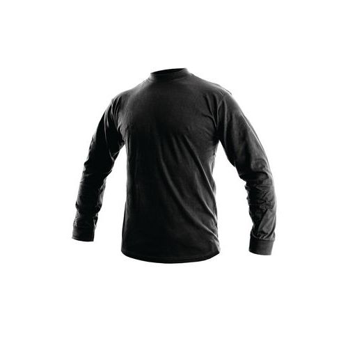Męska koszulka z długim rękawem CXS, czarna