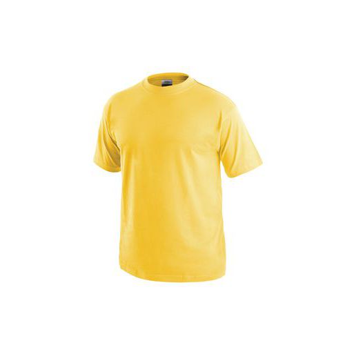 Męska koszulka z krótkim rękawem CXS, żółta