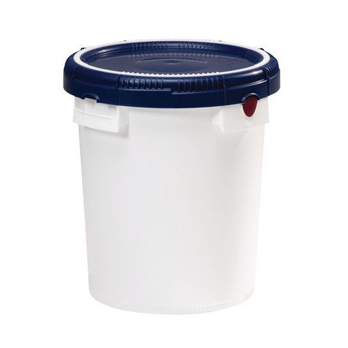 Okrągłe plastikowe kontenery Click Pack, 20–25 l