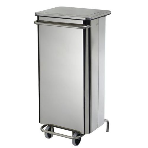 Metalowe kosze sanitarne na śmieci Lewis, 110 l Metalowe kosze sanitarne na śmieci Lewis, 110 l