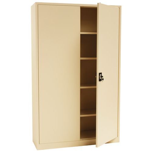 Metalowe szafy aktowe Manutan Expert, 4 półki, 195 X 120 X 42 cm