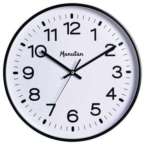 Quartz zegar ścienny Manutan Expert