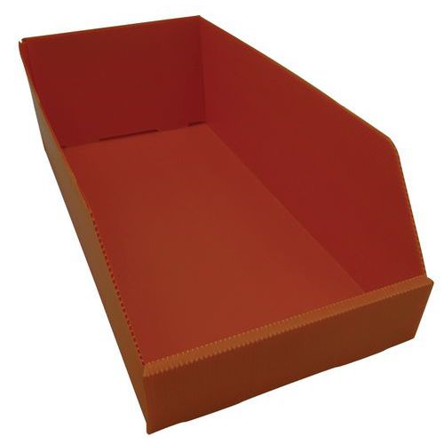 Pudła plastikowe kolorowe, 15,5 x 24 x 48 cm