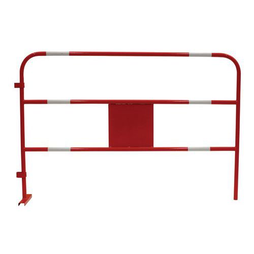 Metalowe barierki mobilne Manutan Expert, długość 150 cm