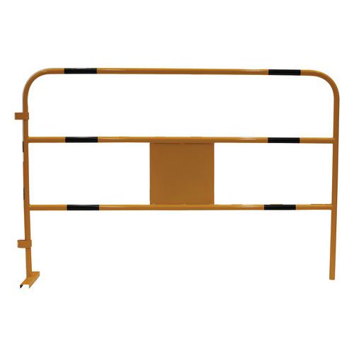 Metalowe barierki mobilne Manutan Expert, długość 150 cm Metalowe barierki mobilne Manutan Expert, długość 150 cm