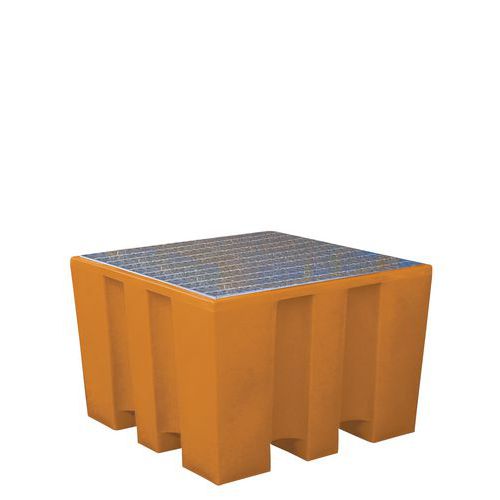 Plastikowe wanny wychwytowe Manutan Expert pod kontener IBC i KTC