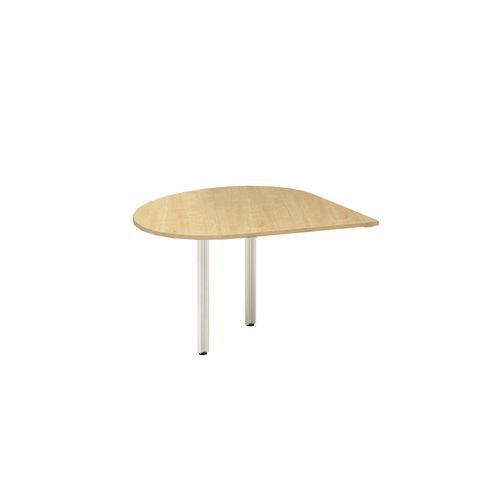 Dostawki do stołu Alfa 100, 120 x 120 x 73,5 cm, kropla, wersja lewa