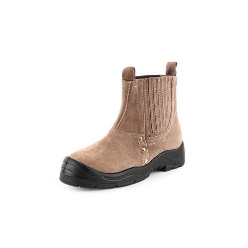 Skórzane buty robocze za kostkę CXS Kale, brązowe