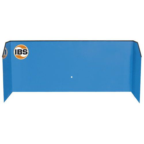Ścianka IBS chroniąca przed spryskaniem do stołów myjących, typ M