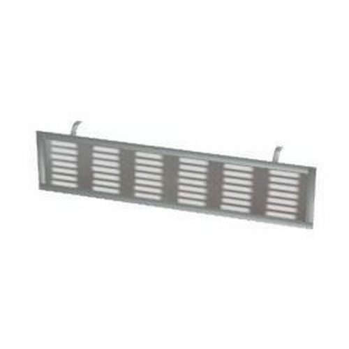 Perforowane metalowe płyty kryjące do biurek Gemi, długość 112,8 - 154,8 cm, proste