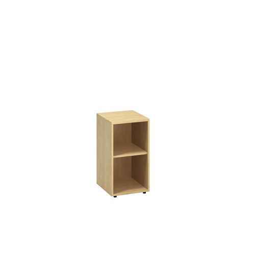 Szafki niskie wąskie Alfa 500, 74,2 x 40 x 45 cm, otwarte