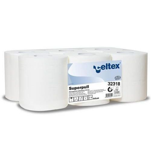 Ręczniki papierowe Celtex Maxi Smart 2-warstwowe, 450 listków, białe, 6 szt.