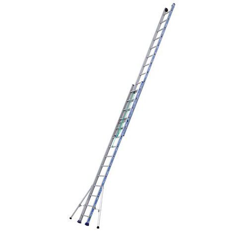 Drabiny aluminiowe wysuwane z liną Platinum 300 Tubesca-Comabi