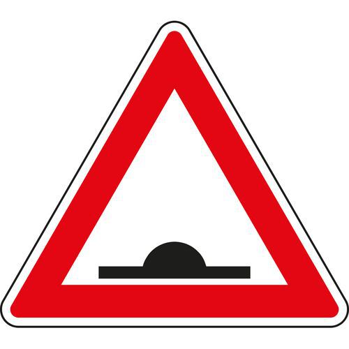 Znak drogowy Uwaga, próg spowalniający (A7b)