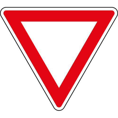 Znak drogowy Daj pierwszeństwo jazdy (P4)