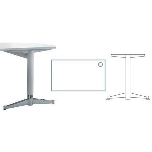 Stół biurowy Codo, 139 x 80 x 75 cm, wersja prosta
