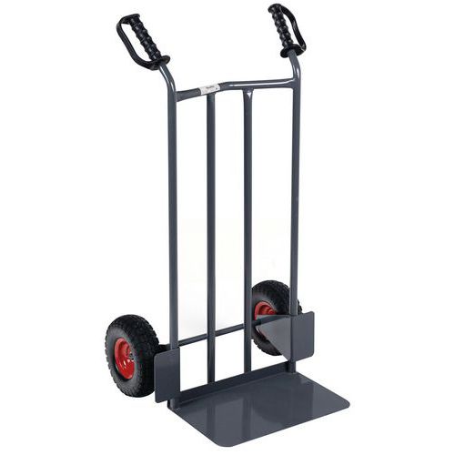 Wózek transportowy Manutan Expert RU48 z pełnymi kołami, do 250 kg Wózek transportowy Manutan Expert RU48 z pełnymi kołami, do 250 kg