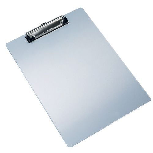 Aluminiowa podkładka do pisania Manutan Expert z klipsem i magnesem, A4, pojedyncza Aluminiowa podkładka do pisania Manutan Expert z klipsem i magnesem, A4, pojedyncza