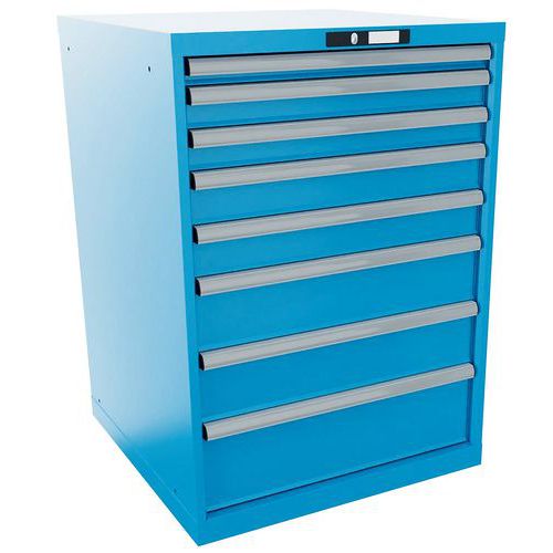 Szafki warsztatowe LISTA z szufladami, nośność od 75 do 200 kg, 717 x 725 mm