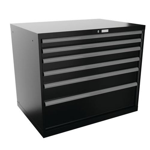 Szafki warsztatowe z szufladami Lista, 1023x725x850 mm, 5 szuflad