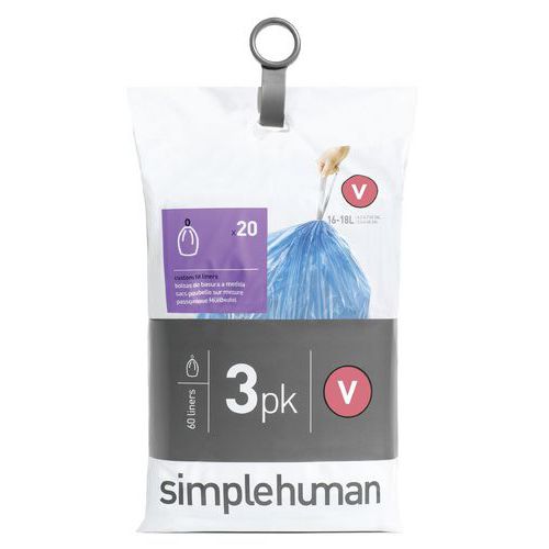 Worki na śmieci Pocket Liner 16–18 l (V) – Simplehuman