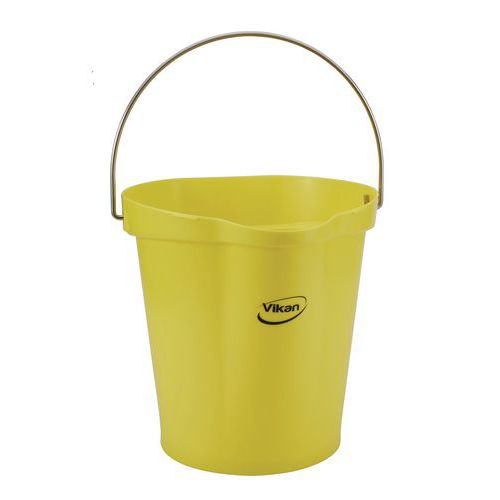 Wiadra plastikowe z dziobkiem, odpowiednie do żywności, 12 l
